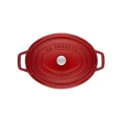 Staub Cocotte 27 Cm, Oval, Kirsebærrød, Støbejern 8 Staub Cocotte 27 Cm, Oval, Kirsebærrød, Støbejern -Køkkenudstyr Butik 40509 830 0 2 3