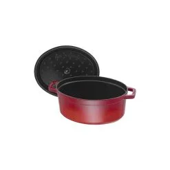 Staub Cocotte 23 Cm, Oval, Kirsebærrød, Støbejern 7 Staub Cocotte 23 Cm, Oval, Kirsebærrød, Støbejern -Køkkenudstyr Butik 40509 830 0 5 1