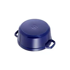 Staub Cocotte 28 Cm, Rund, Mørk-Blå, Støbejern 9 Staub Cocotte 28 Cm, Rund, Mørk-Blå, Støbejern -Køkkenudstyr Butik 40510 283 0 5 2
