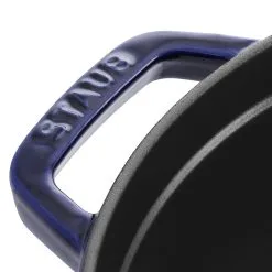 Staub Cocotte 26 Cm, Rund, Mørk-Blå, Støbejern -Køkkenudstyr Butik 40510 283 0 6 2
