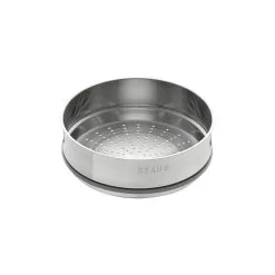 Staub Cocotte Med Dampindsats 26 Cm, Rund, Sort, Støbejern -Køkkenudstyr Butik 40510 606 0 6