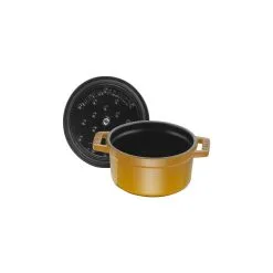 Staub Mini Cocotte 10 Cm, Rund, Sennep, Støbejern 9 Staub Mini Cocotte 10 Cm, Rund, Sennep, Støbejern -Køkkenudstyr Butik 40510 636 0 5