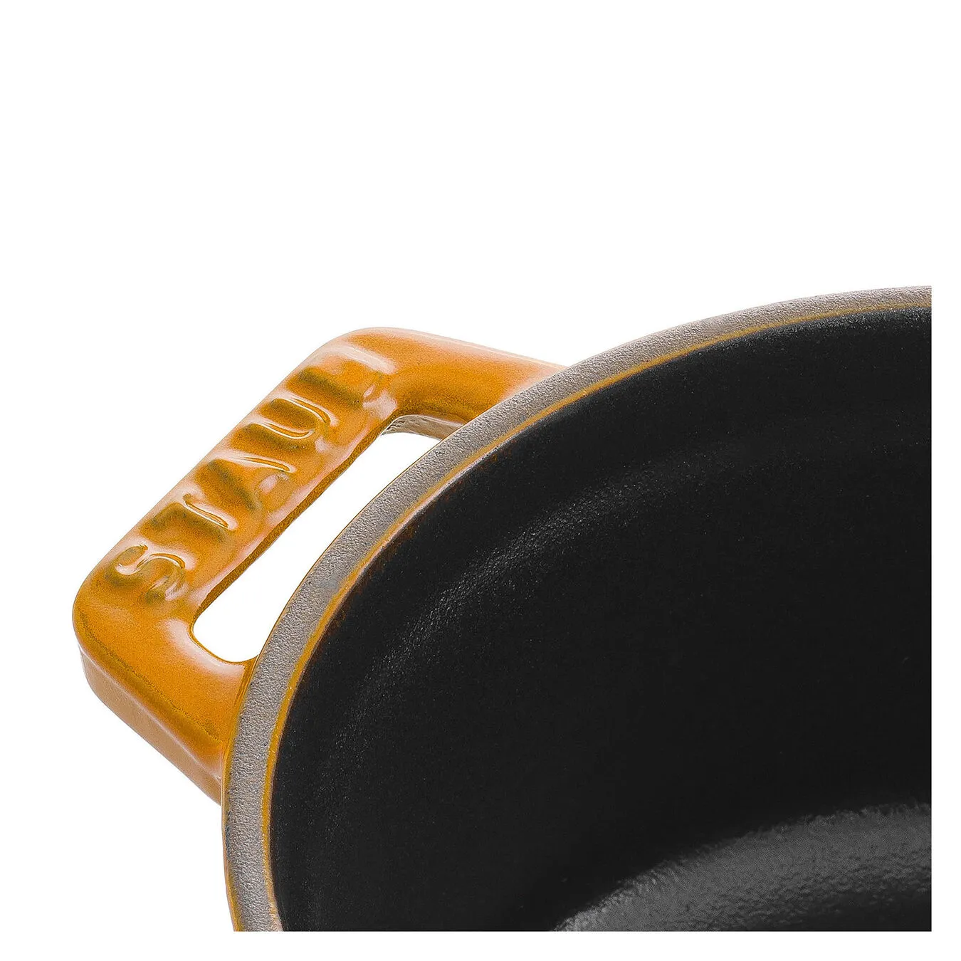 Staub Mini Cocotte 10 Cm, Rund, Sennep, Støbejern 3 Staub Mini Cocotte 10 Cm, Rund, Sennep, Støbejern - Billede 3