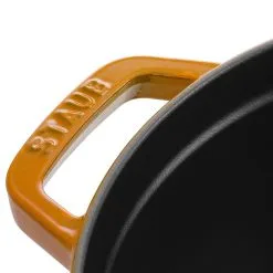 Staub Cocotte 20 Cm, Rund, Sennep, Støbejern -Køkkenudstyr Butik 40510 645 0 6