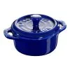 Staub Mini Cocotte 10 Cm, Rund, Mørk-Blå, Keramisk