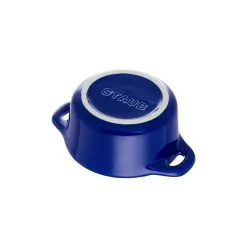Staub Mini Cocotte 10 Cm, Rund, Mørk-Blå, Keramisk -Køkkenudstyr Butik 40510 786 0 5