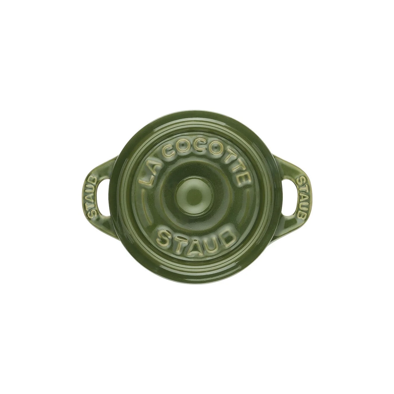 Staub Mini Cocotte 10 Cm, Rund, Basilikum-Grøn, Keramisk 3 Staub Mini Cocotte 10 Cm, Rund, Basilikum-Grøn, Keramisk - Billede 3