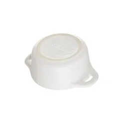 Staub Mini Cocotte 10 Cm, Rund, Ren Hvid, Keramisk 8 Staub Mini Cocotte 10 Cm, Rund, Ren Hvid, Keramisk -Køkkenudstyr Butik 40511 083 0 5