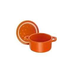 Staub Mini Cocotte 10 Cm, Rund, Orange, Keramisk -Køkkenudstyr Butik 40511 085 0 6