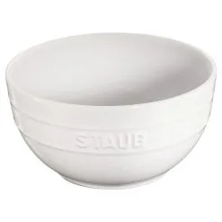 Staub Skål 17 Cm, Keramisk, Ren Hvid