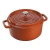 Staub Cocotte 28 Cm, Rund, Kanel, Støbejern