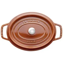 Staub Cocotte 29 Cm, Oval, Kanel, Støbejern -Køkkenudstyr Butik 40511 299 0 2