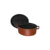 Staub Cocotte 29 Cm, Oval, Kanel, Støbejern