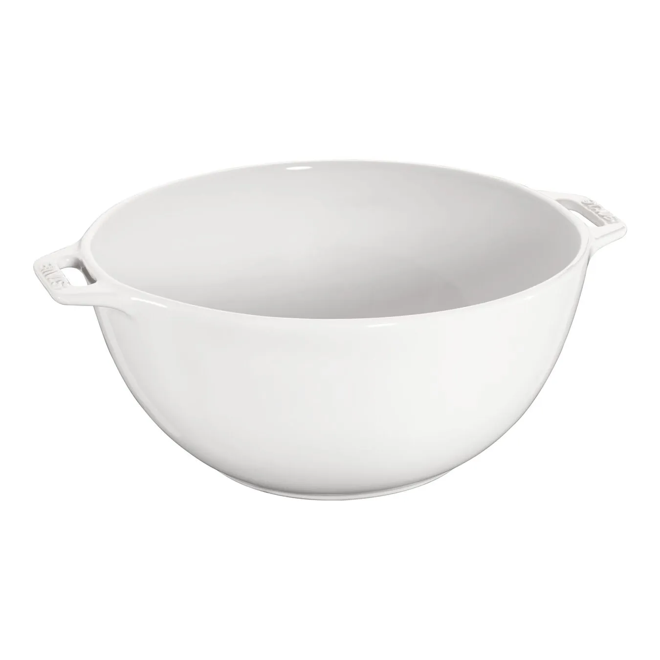 Staub Skål 24 Cm, Keramisk, Ren Hvid 1 Staub Skål 24 Cm, Keramisk, Ren Hvid
