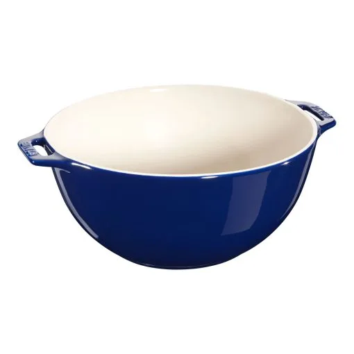 Staub Skål 25 Cm, Keramisk, Mørk-Blå -Køkkenudstyr Butik 40511 455 0 1