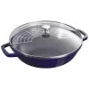 Staub Wok Med Glaslåg 30 Cm, Støbejern