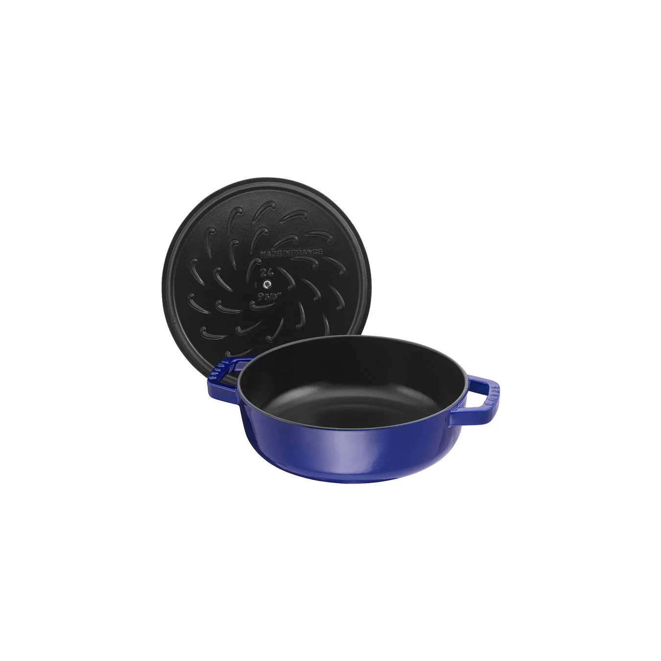 Staub Sautepande Chistera 24 Cm, Støbejern 2 Staub Sautepande Chistera 24 Cm, Støbejern - Billede 2