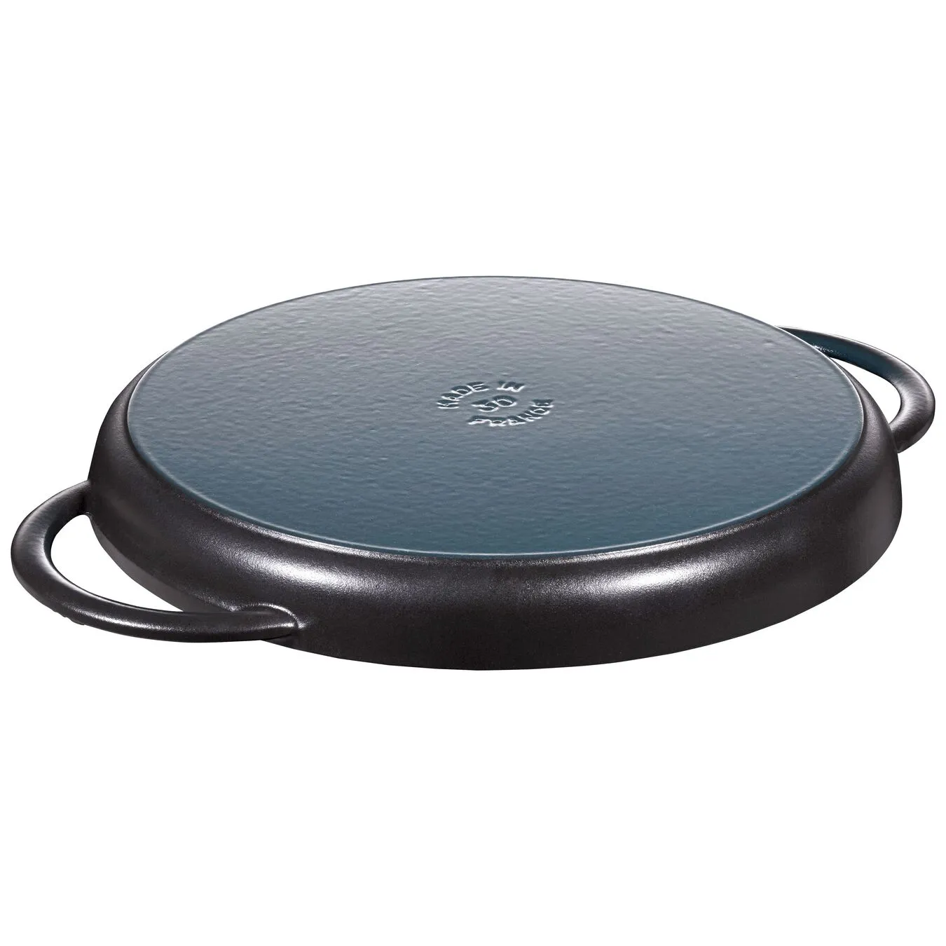 Staub Pure Grill 30 Cm, Rund, Sort, Støbejern 2 Staub Pure Grill 30 Cm, Rund, Sort, Støbejern - Billede 2