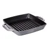 Staub Grillpande 23 X 23 Cm, Støbejern, Grafitgrå