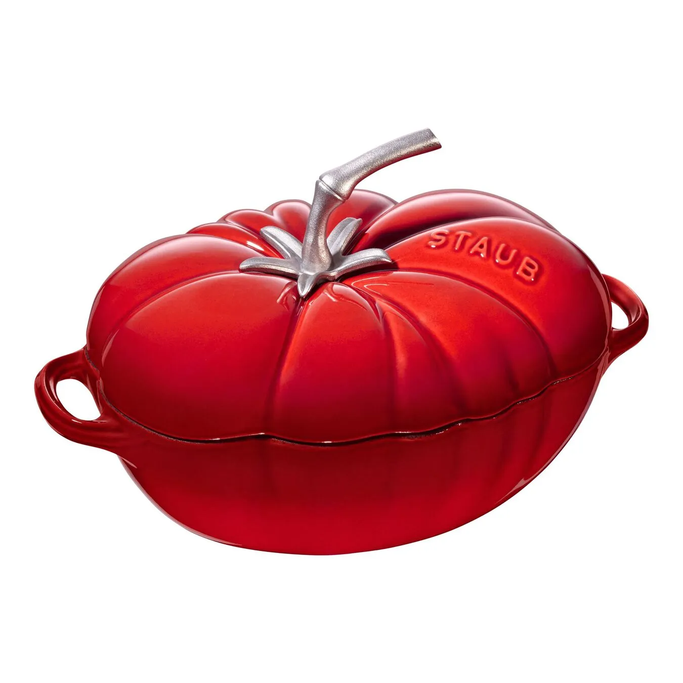 Staub Cocotte 25 Cm, Tomat, Kirsebærrød, Støbejern 1 Staub Cocotte 25 Cm, Tomat, Kirsebærrød, Støbejern