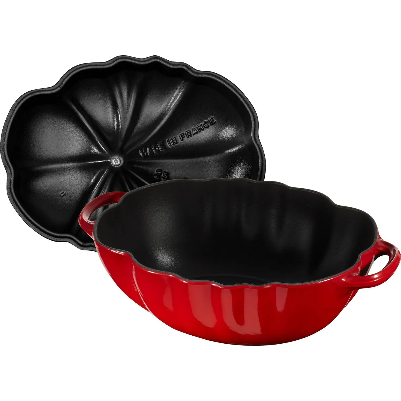 Staub Cocotte 25 Cm, Tomat, Kirsebærrød, Støbejern 6 Staub Cocotte 25 Cm, Tomat, Kirsebærrød, Støbejern - Billede 6