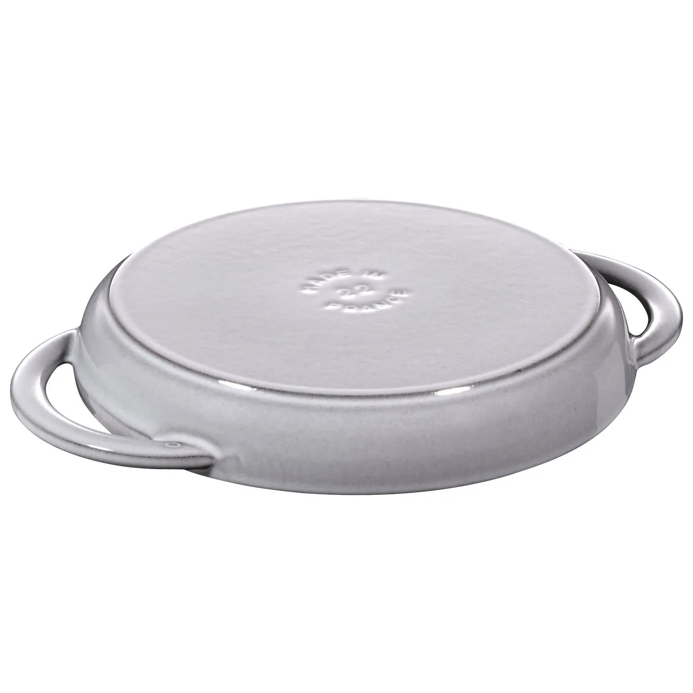 Staub Pure Grill 23 Cm, Rund, Grafitgrå, Støbejern 2 Staub Pure Grill 23 Cm, Rund, Grafitgrå, Støbejern - Billede 2