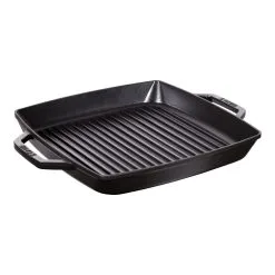 Staub Grillpande 33 X 33 Cm, Støbejern, Sort