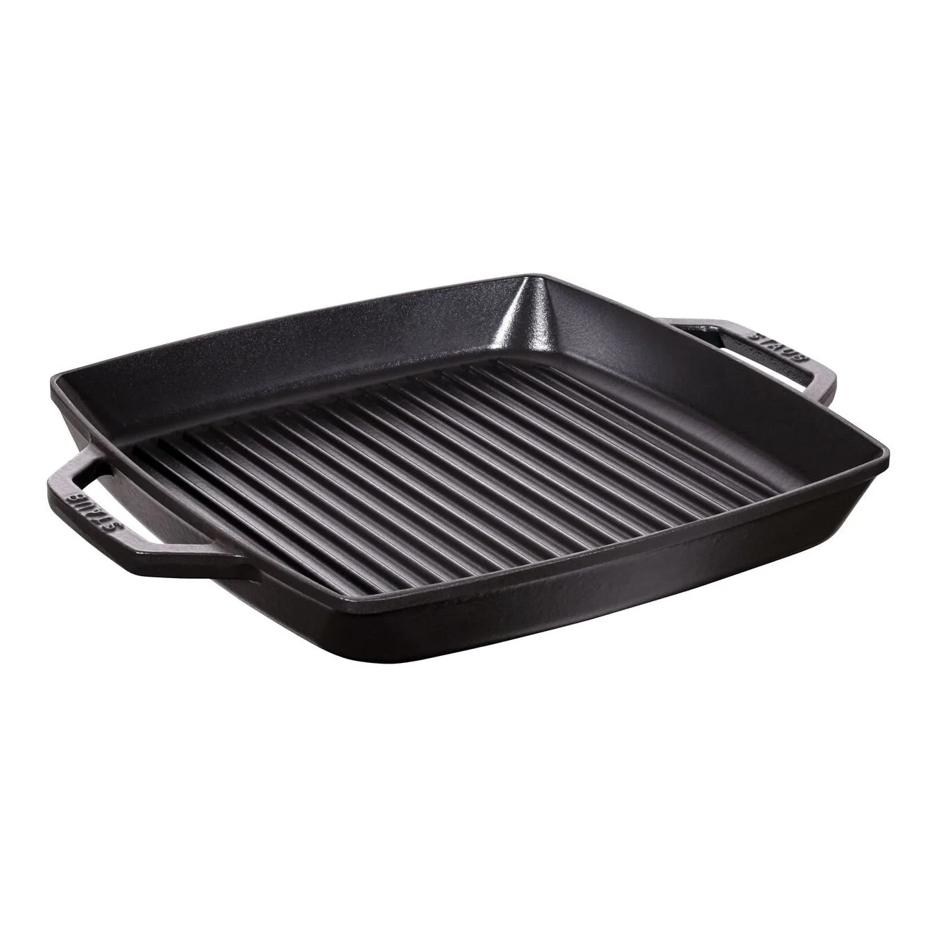 Staub Grillpande 33 X 33 Cm, Støbejern, Sort 1 Staub Grillpande 33 X 33 Cm, Støbejern, Sort
