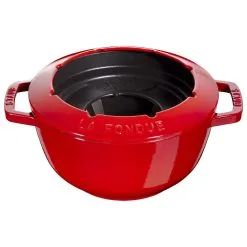 Staub Fonduesæt 20 Cm, Kirsebærrød -Køkkenudstyr Butik 40511 975 0 2
