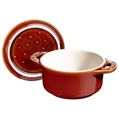 Staub Mini Cocotte 10 Cm, Rund, Antikkobber, Keramisk -Køkkenudstyr Butik 40511 999 0 1