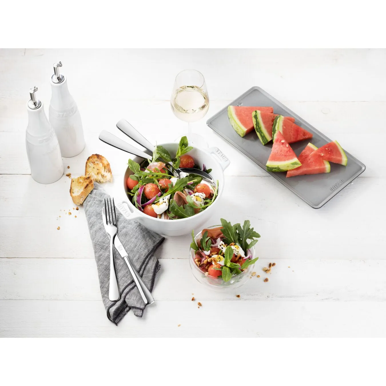 Staub Skål 18 Cm, Keramisk, Ren Hvid 2 Staub Skål 18 Cm, Keramisk, Ren Hvid - Billede 2