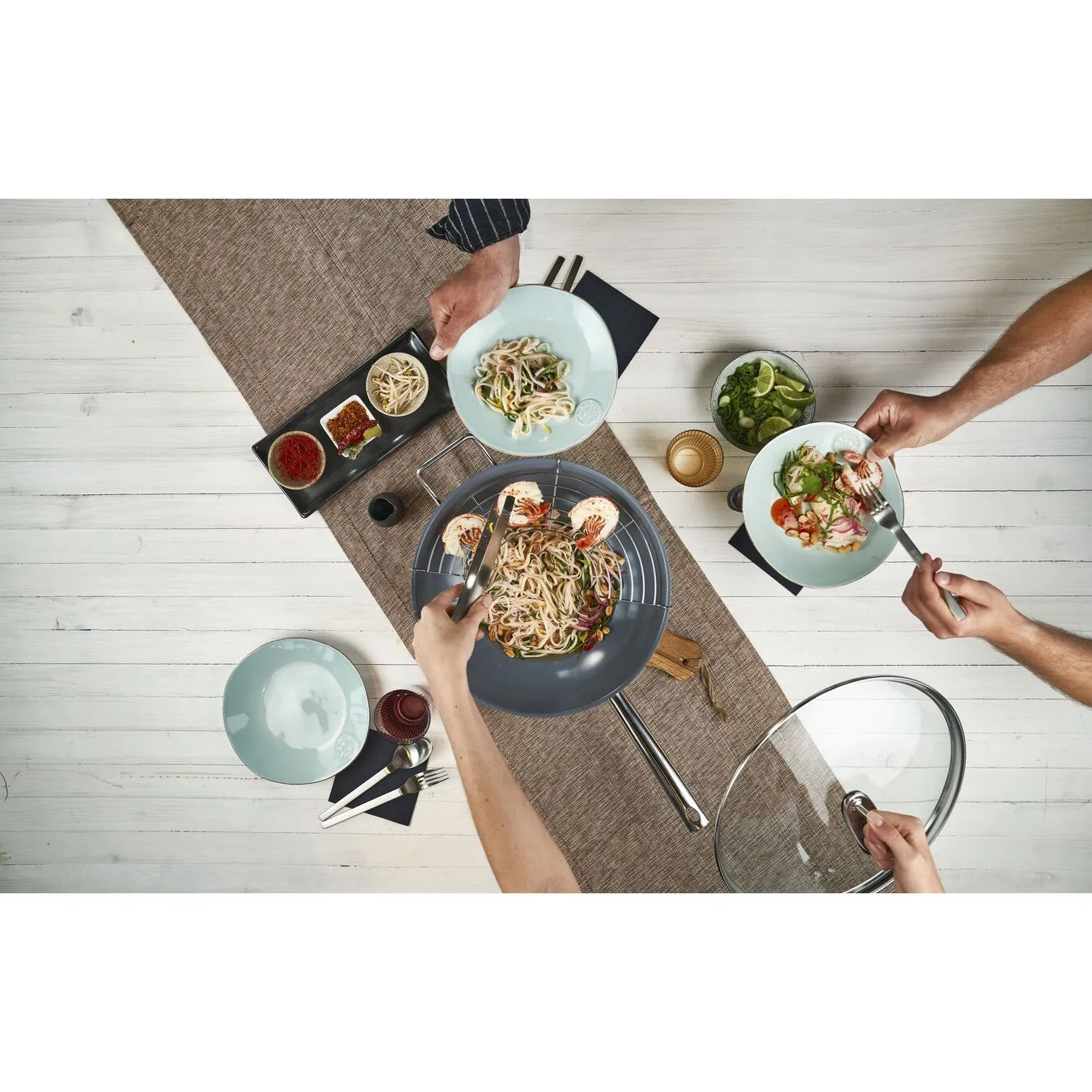 Zwilling Wok 32 Cm, 18/10 Rustfrit Stål 2 Zwilling Wok 32 Cm, 18/10 Rustfrit Stål - Billede 2