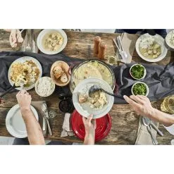 Staub Cocotte 28 Cm, Rund, Kirsebærrød, Støbejern -Køkkenudstyr Butik 424418232