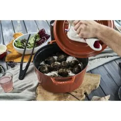 Staub Cocotte 28 Cm, Rund, Kanel, Støbejern 10 Staub Cocotte 28 Cm, Rund, Kanel, Støbejern -Køkkenudstyr Butik 424418892