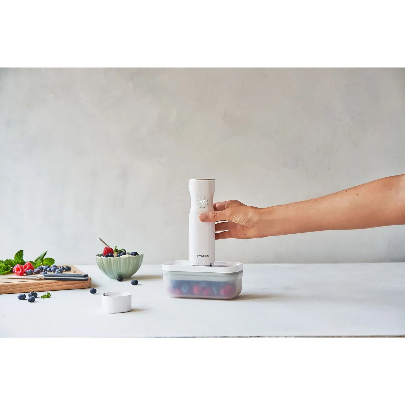 Zwilling Vakuumbeholder S, Plastik, Semitransparent-Grå 5 Zwilling Vakuumbeholder S, Plastik, Semitransparent-Grå - Billede 5