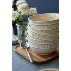 Staub Skål 14 Cm, Keramisk, Elfenben-Hvid -Køkkenudstyr Butik 424424398