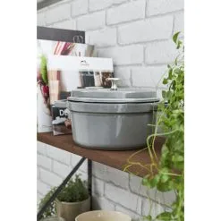 Staub Cocotte 16 Cm, Rund, Grafitgrå, Støbejern -Køkkenudstyr Butik 750032229