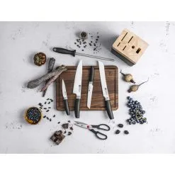 Zwilling Sæt Med Knivblok 7-dele, Sort -Køkkenudstyr Butik 750038668