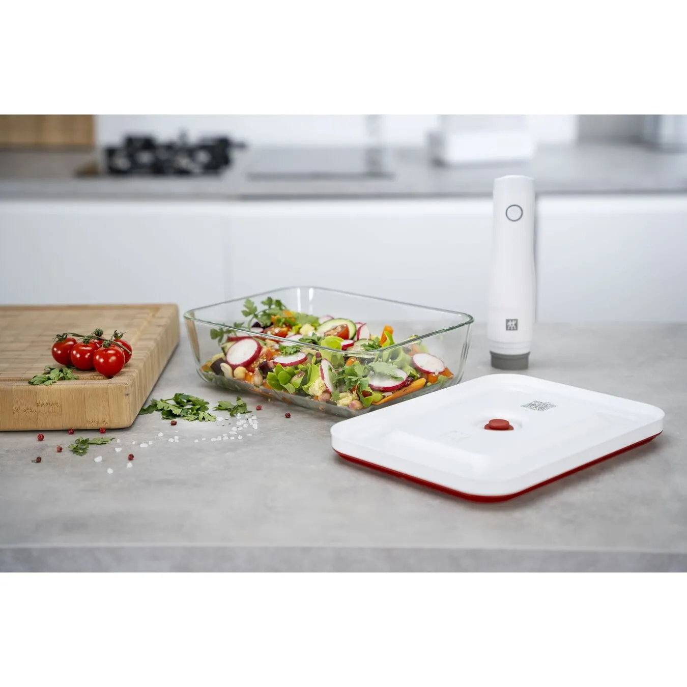 Zwilling Vakuum Køleboks, Glas, Rød 6 Zwilling Vakuum Køleboks, Glas, Rød - Billede 6