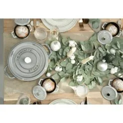 Staub Cocotte 26 Cm, Rund, Grafitgrå, Støbejern -Køkkenudstyr Butik 750047422