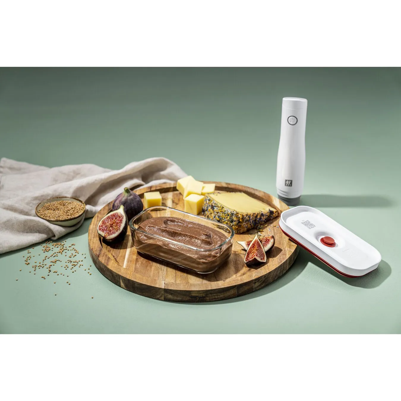 Zwilling Vakuumbeholder S, Glas, Rød 5 Zwilling Vakuumbeholder S, Glas, Rød - Billede 5