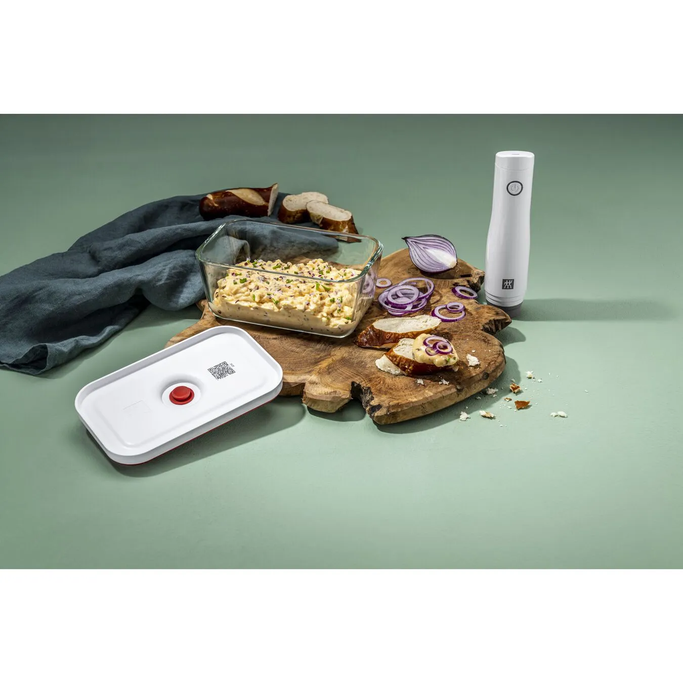 Zwilling Vakuumbeholder M, Glas, Rød 5 Zwilling Vakuumbeholder M, Glas, Rød - Billede 5