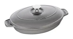 Staub Ovnfad Med Låg 23 Cm, Støbejern