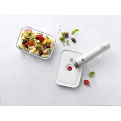 Zwilling Vakuumbeholder L, Glas, Rød 9 Zwilling Vakuumbeholder L, Glas, Rød -Køkkenudstyr Butik BL Glas L 252554 BL BoxL glas E2 0002