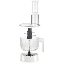 Zwilling Blender Tilbehør 1,2 L, Sølv-Hvid -Køkkenudstyr Butik ZW Food Processor Composing Weiss